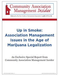 Up in Smoke: Association Management Issues in the Age of Marijuana Legalization - report cover