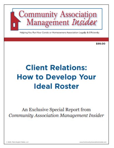 Client Relations Report Cover Image