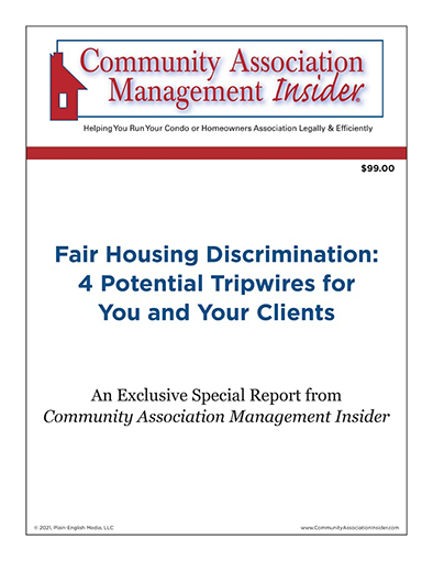 Fair Housing Discrimination: 4 Potential Tripwires for You and Your Clients
